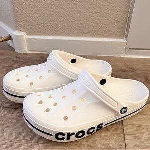 Crocs Bayaband Clog- White Navy M8/W10